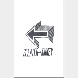 Sleater-kinney arrow Posters and Art